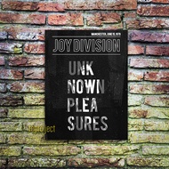 JOY DIVISION UNKNOWN PLEASURE POSTER - HOME DECORATION WALL DECORATION WOODEN POSTER