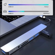 USB 3.0 Hub 8 in 2 TYPE C HUB USB C Docking Station 5Gbps High Speed Transmission OTG Adapter Type C