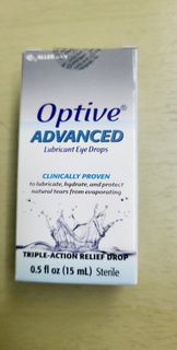 Optive advanced lubricant eye drops