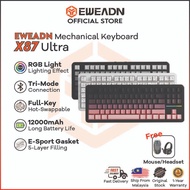 Eweadn X87 Customized Mechanical Keyboard Tri-Mode Connection Magnetic Switch E-Sports Keyboard