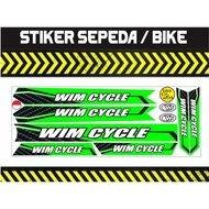 Universal striping, bicycle stickers, variations bmx bicycle stickers, simple motif stickers, wim cy