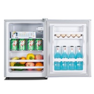 Refrigerator BC-75 Refrigerator Small Household Brushed Silver Mini Small Refrigerator Single Door D