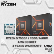 AMD Ryzen 5 7500F / 7600 / 7600X & Ryzen 7 7800X3D AM5 CPUs – High Performance, 3-Year Warranty