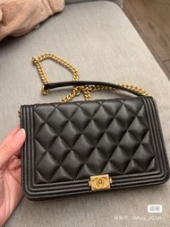 Chanel le boy WOC wallet of chains