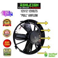 Universal 12x12 (12volts) PULL AIRFLOW Aux Fan Car Aircon