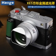 No. Song 39mm for Fuji XF23mm F2.8 Lens Square Metal Hood XE5 Case Lens XF27mm F2.8 R WR Lens Retro 