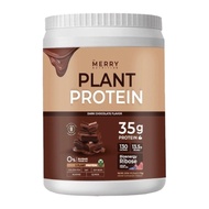 ส่งฟรี ของแท้ The Merry Nutrition Plant Protein Dark Chocolate Flavor 1050 g.