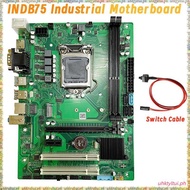 [L U T I] DDR3 Memory Support INDB75 Industrial Motherboard LGA1155 Up to 2x8GB M. 2 NVMe Gigabit Et