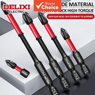 DELIXI ELECTRIC  Phillips ,,  Set Bit Pemutar Skru Phillips Anti-Gelincir DELIXI ELECTRIC, Bit Gerud