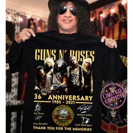 Guns N’ Roses 36Th Anniversary 1985 2022 Thank You Men Tshirt Cotton