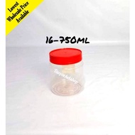 750ml Bekas Kuih Raya/ PET Container / Balang Kuih/ Bekas Plastik/ Cookies Jar/ NCI 4017 Alike