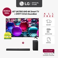 LG 65UA7350 65" UHD 4K Smart TV + LG S70TY 3.1.1ch Dolby Atmos Soundbar [Bundle Deal]