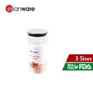 Elianware Premium Round Food Glass Jar Rempah Container Seasoning Bottle Kaca