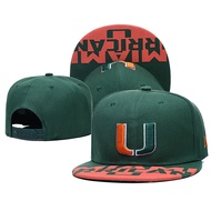 NCAA Miami Hurricanes Snapback Cap Adjustable for Men Cap