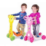 GIRAFFE Design Kids Scooter Children Ride On Scooter Safe Kids Plastic Scooter 3 Wheels Scooter Kids Bike Balance Bike