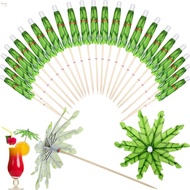 MXBEAUTY Cocktail Skewer Barbeque Hawaii Party Snacks Toothpick Cocktail Paper Umbrella