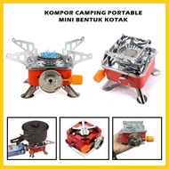 Kompor Camping Mini Gas Portable Bentuk Kotak Kompor Camping - GP Mall