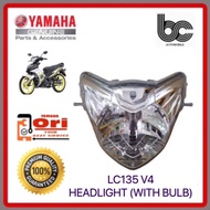 YAMAHA LC135 V4 / V5 / V6 / V7 HEADLIGHT ASSY ORIGINAL / HEAD LAMP / FRONT LIGHT / LAMPU DEPAN / 135