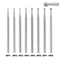 Tooth cutting bit 8 - Bone cutting bit - Grinding bit for slow hands 2.35mm shaft Tungsten Carbide H