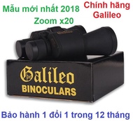 Ống nhòm đôi Galileo 20x50 cao cấp - Ống Nhòm Du Lịch 2 Mắt Chuyên Dụng Xuyên Đêm Ống Nhòm Galileo 2