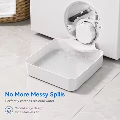 Washing Machine Drain Water Collection Tray Lint Filter Foreign Object Collection Funnel Drip Tray C
