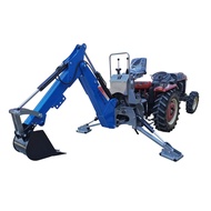 Compact tractor small 3 point PTO backhoe attachment