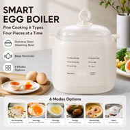 Egg Boiler Electric 4 Eggs Cooker Capacity Automatic Quickly Cooked Timer-enabled Egg Steamer