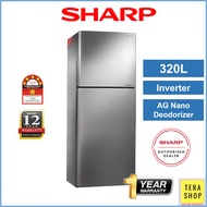 Sharp 3222MSS 320L Inverter Refrigerator Fridge Peti Sejuk