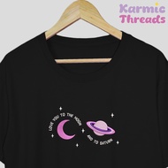 Embroidered Love You to the Moon and to Saturn Taylor Swift T-shirt (Folklore Album Merch)