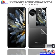 OPPO Find N3 Flip / N2 Flip Hydrogel Screen Protector Front Back Protector Glass / Nano Film Camera 
