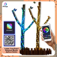 Lampu Bluetooth Music LED Strip RGB Lamp Sensor Suara Magic 10M Tahan Air