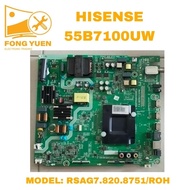 55B7100UW HISENSE 55" TV ALL IN ONE BOARD 55B7100UW