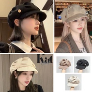 [KAT] Pleated Beret Hat - Beret Hat - Painter Hat for Women