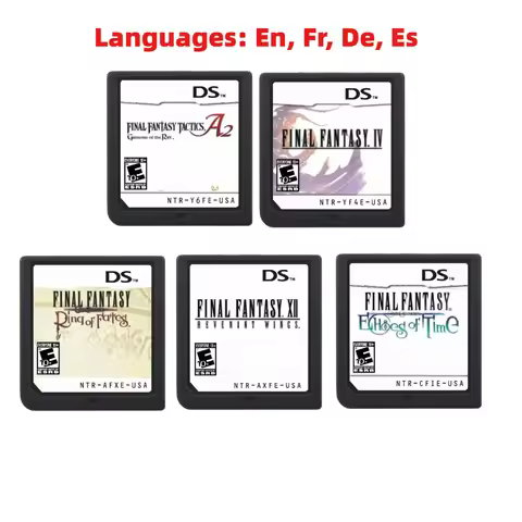 NDS Game Cartridge,Final Fantasy Series A2 Grimoire of The Rift ，XII Revenant Wings， Game Cartridge，