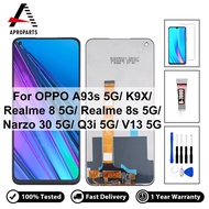 Top Quality LCD For OPPO A93s 5G K9X Realme 8 8s 5G Narzo 30 Q3i V13 5G PGCM00 RMX3241 Display Touch
