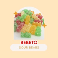 Bebeto Sour Bears +-100g Repack Gummy Candy (HALAL)
