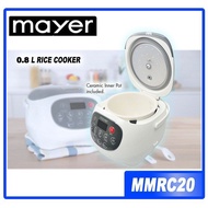 MAYER MMRC20 0.8L Rice Cooker with Ceramic Pot