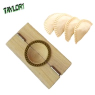 TAYLOR1 Dumpling Maker, DIY Imitation Dumpling Mold, Dumpling Press Tool Manual Wood Ravioli Mould Household