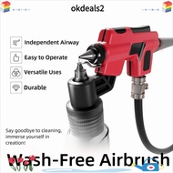 DEALSHOP Wash-Free Airbrush, For DSPIAE PT-AB Easy to Spray 50ml Mixing Jar, Modeler Hobby Durable w