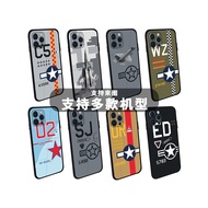 The fighter jet shell is suitable for iPhone17promax Russian-American Soviet Apple16p Creative15Airc