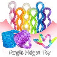 Tangle Fidget Toy Stress Relief Twist Relax Therapy ADHD Autism Kids Adult Gift