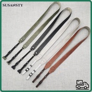 SUSANSTY Camera Shoulder Strap, Retro Adjustable Micro Single Strap, Universal PU Leather SLR Camera