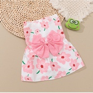 Source Factory Clothing Pet Skirt Clothing Dog Cat Print Dress Cartoon Cute Princess Dress 5NCE