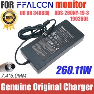 Genuine HOIOTO 19V 13.69A ADS-260NY-19-3 190260E AC Adapter Chager FOR TCL FFALCON U8 Q8 34R83Q moni