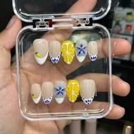 3D Lemon Nails handmade nails press on nails lisa candy nails
