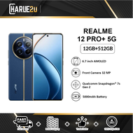 Realme 12 Pro+ 5G Smartphone (12GB RAM+512GB ROM) | Original Realme Malaysia