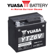 YUASA YTZ6V Motorcycle Battery for Honda Click 125/150 Nmax V2 Raider R150 MF5L-B (12V-5Ah) Fully Se