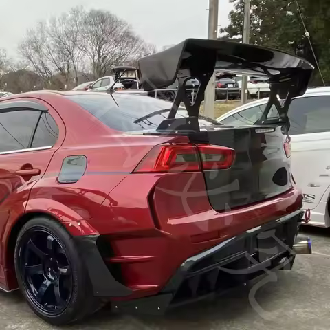 Genuine Carbon Fiber VT Style Rear Spoiler Wings For Mitsubishi Lancer EVO10 EVO X 09-16 Racing Modi