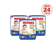 Combo 3 Tã/bỉm quần HUGGIES SKINCARE gói SUPER JUMBO size M 76+8 miếng