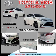 TOYOTA VIOS NCP150 2013-2018 TRD TR-D FULLSET SKIRTING (FRONT SKIRT ,SIDE SKIRT, REAR SKIRT) PU GETA